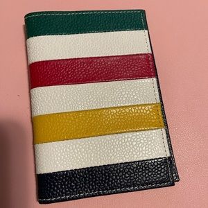 HBC stripes passport holder